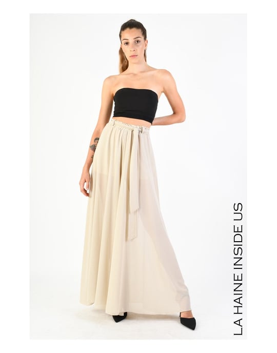 La Haine Inside Us broek Vrouw beige - Image 2