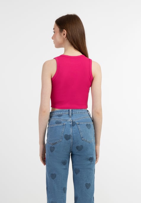 Mymo Tanktop Dames roze - Image 4