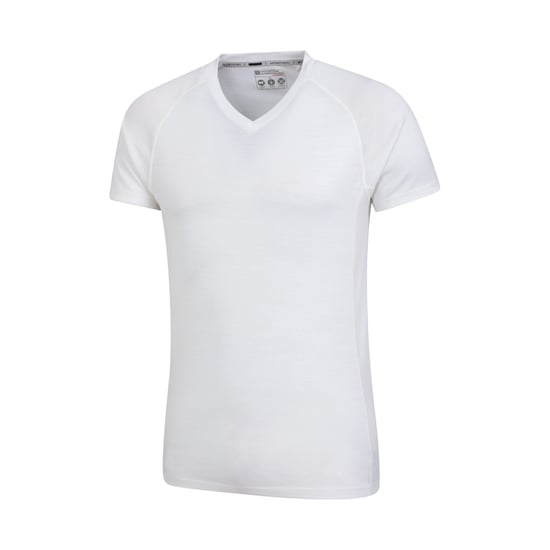 Mountain Warehouse Heren Top Merino Wol Thermo Top (Wit) - Image 3