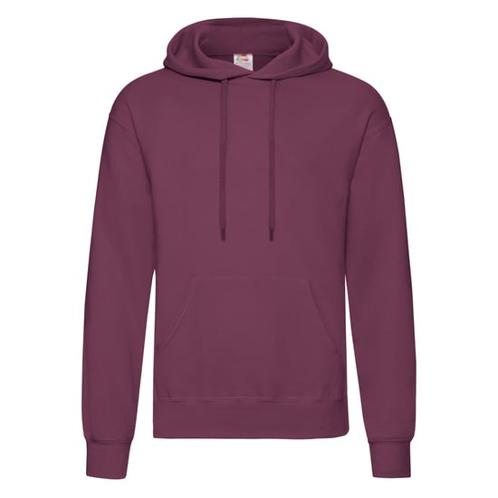 Fruit of the Loom Adults Unisex Classic Hooded Sweatshirt (Burgundy)