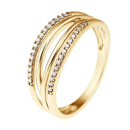 DIADEMA - Ring - Diamonds - Yellow Gold