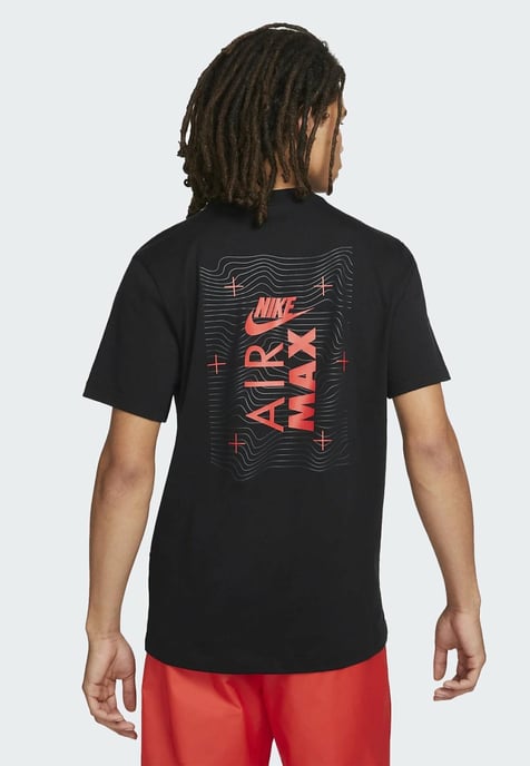 Nike Sportswear Air Max Heren T-shirt in zwart - Image 2