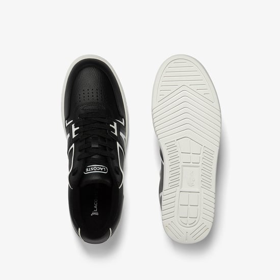 Heren Lacoste L001 Sportschoenen in Zwart-Wit - Image 2