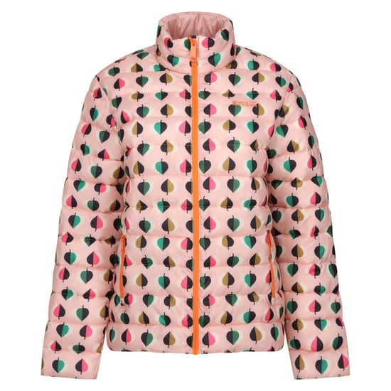 Regatta Womens/Ladies Orla Kiely Tiny Elm Baffled Padded Jacket (Pink)