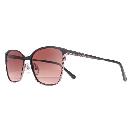 Ted Baker Sunglasses TB1563 Cerise 004 Black Brown Gradient