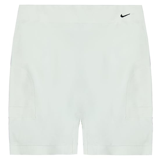 Nike Dri-Fit Seamless Shorts Training Runing White Womens Gym Bottoms 241080 102