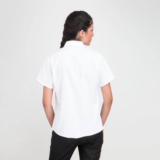 Russell Collectie Dames/Dames Korte Mouwen Ultiem Niet-Ijzershirt (Wit) - Image 2