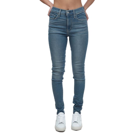 Dames Levis 720 High Rise Super Skinny Jeans in Lichtblauw - Image 1