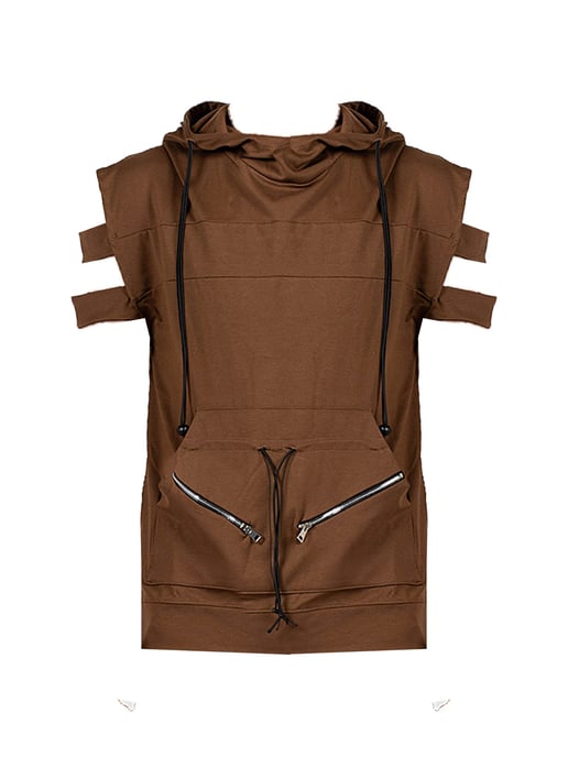 La Haine Inside Us blouse Poeti Mannen bruin - Image 1