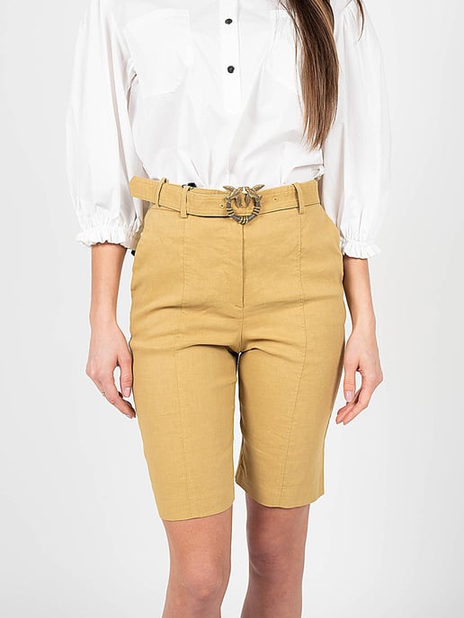 Pinko shorts Bellona Vrouw beige - Image 5