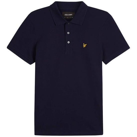 Lyle & Scott Gewoon poloshirt in Marine - Image 3
