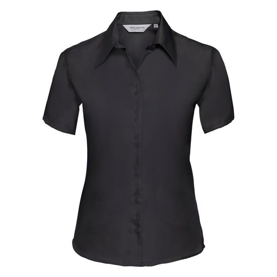 Russell Collectie Dames/Dames Korte Mouwen Ultiem Niet-Ijzershirt (Zwart) - Image 1