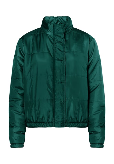 Mymo Licht gewatteerd blousonjack Dames donkergroen - Image 1