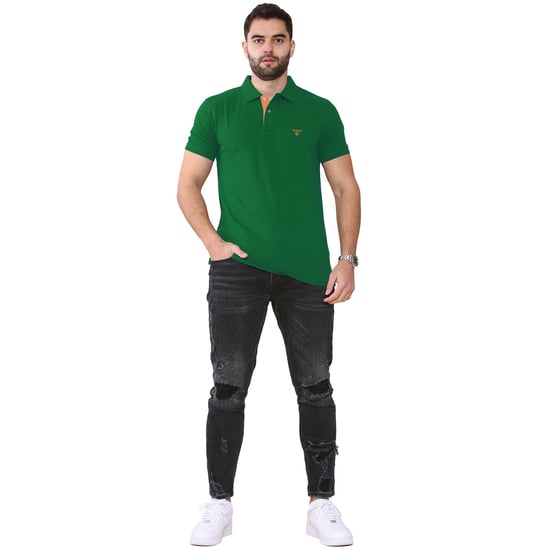 Gant heren poloshirt met contrasterende kraag - Image 4