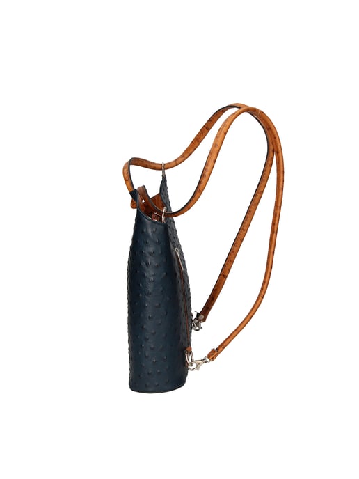 Gave Lux backpack women BLU COGNAC