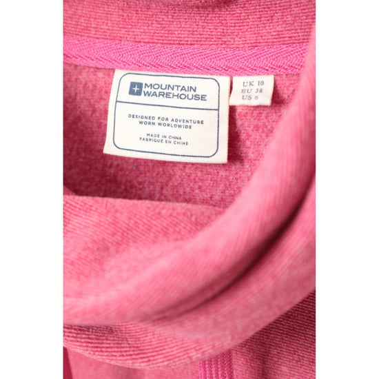 Mountain Warehouse Dames Hebridean Cowl Neck Fleece Top (Donkerroze) - Image 3