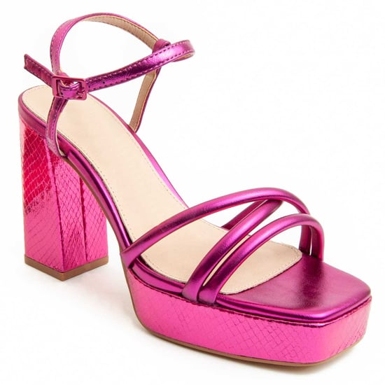 Montevida Heel Sandal Festsand10 In Fuchsia - Image 3