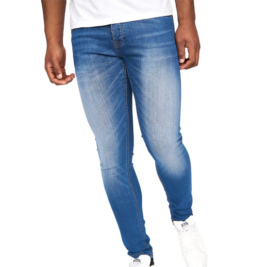 Crosshatch Heren Barbeck Slim Jeans (Stone Wash) - Image 1
