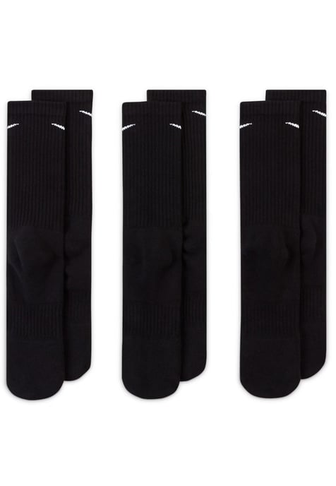 Nike Everyday Cushion Crew Trainingssokken 3 paar in zwart - Image 3