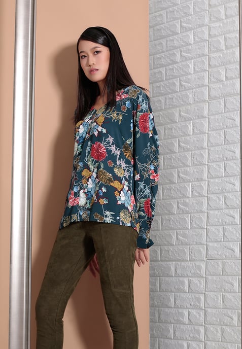 Bloemenprint blouse - Image 2