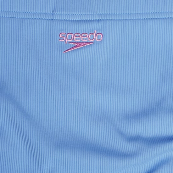 Speedo bikini met textuur voor meisjes in blauw - Image 4