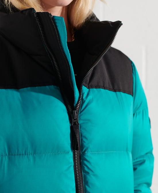 Superdry Code Longline Down Puffer Coat
