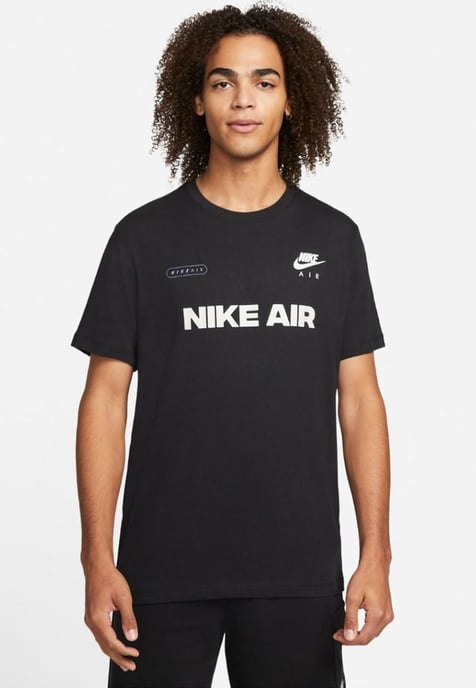 Nike Air heren T-shirt in zwart - Image 1