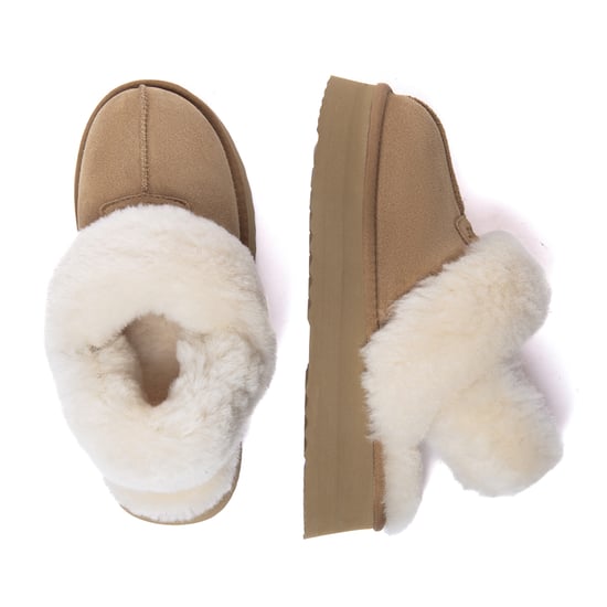 EVER AU Australia Women Fantail Leather Slippers With Two Removable Straps