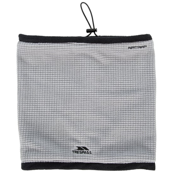 Trespass Uniseks Treverso Omkeerbare Nekwarmer voor volwassenen (Zwart/Platinum) - Image 1