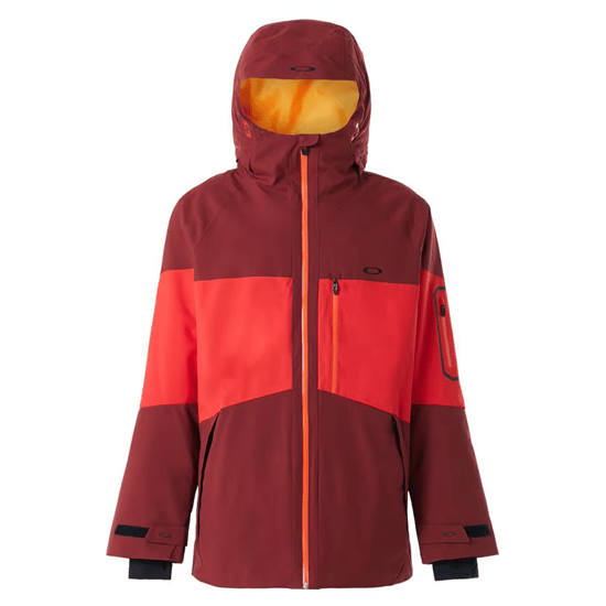 Oakley Cedar Ridge Insula Oxblood Red Zip Up Mens Jacket 412785 44A