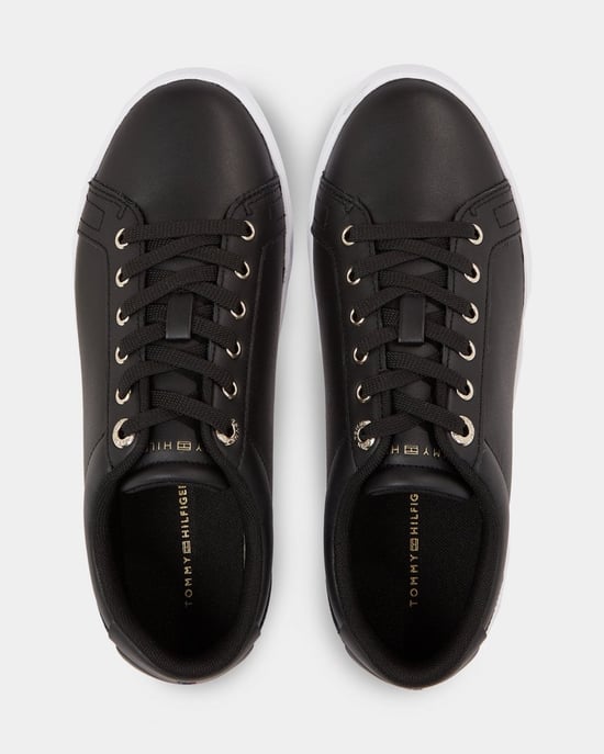 Tommy Hilfiger Gouden HW Dames Court Sneakers - Image 3
