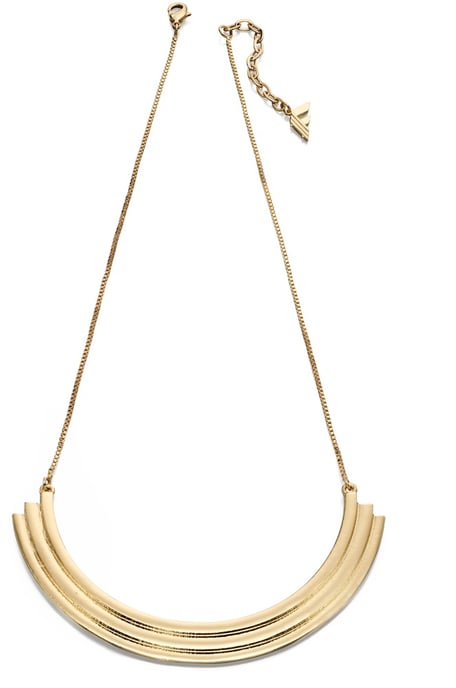 Fiorelli Fashion Gold Plated Tubular Collar Necklace 43cm + 5cm