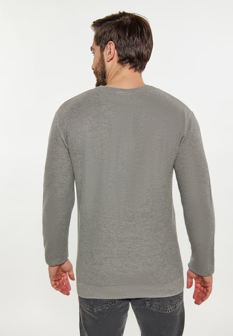 Dreimaster Jumper Heren grijs melange - Image 4