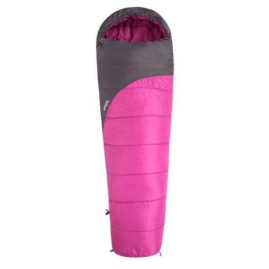 Mountain Warehouse Unisex Adult Summit 250 Rechtse Ritsslaapzak Wintermummieslaapzak (Fuchsia) - Image 1