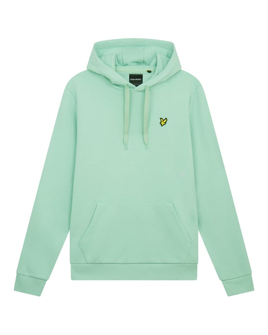 Lyle & Scott Men's Pullover Hoodie in Green