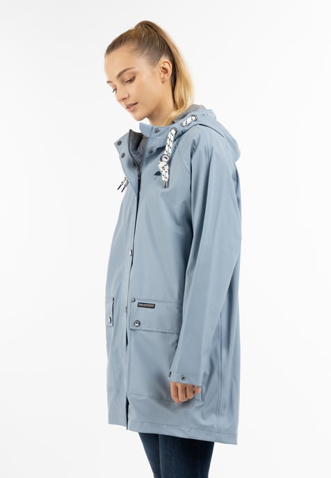 Schmuddelwedda Oversized mackintosh bridgeport Dames Lichtblauw-271 - Image 4