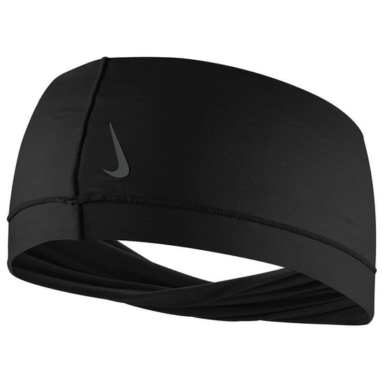 Nike Dames/Dames Twisted Brede Band Yoga Hoofdband (Zwart/Antraciet) - Image 1