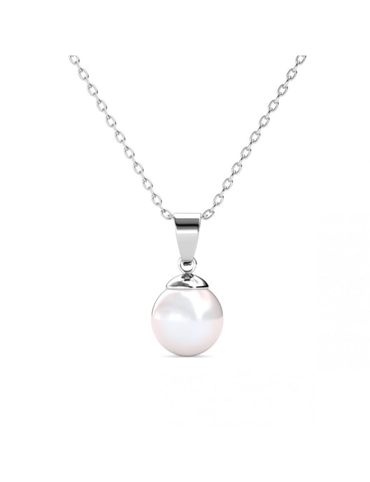 Volle Maan Parel Hangers - Imitatie Parel - Image 1