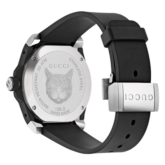 Gucci YA136320 Feline Motief Zwarte Wijzerplaat Unisex horloge - Image 2