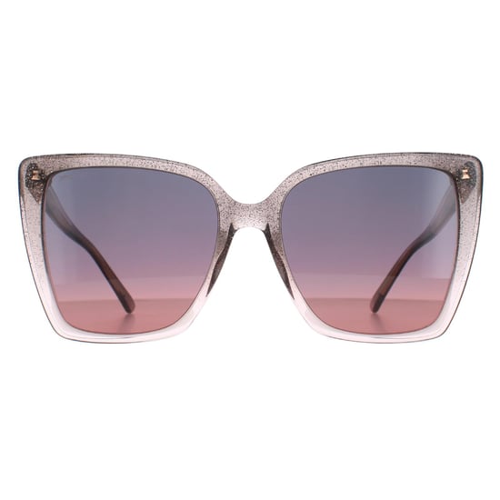 Jimmy Choo LESSIE/S S KON nude glitter grijs fuchsia zonnebril - Image 1