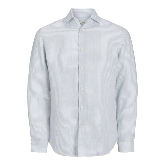 Jack & Jones Overhemden Parker Linen Stripe Blauw - Image 1