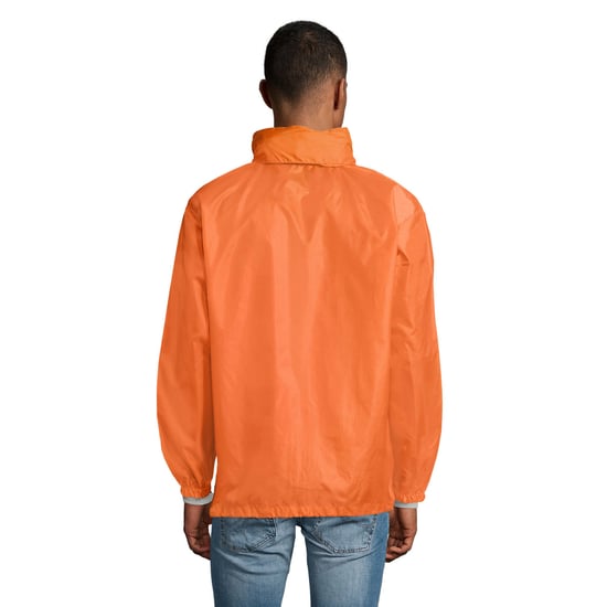 SOLS Unisex windjack met shift voor volwassenen (Oranje) - Image 2