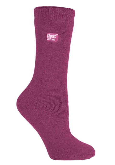 Heat Holders Lite dames dunne thermo wintersokken - Diepe Fuchsia - Image 1