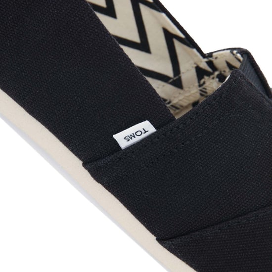 Women's Toms Recycled Cotton Alpargata Espadrille Pumps in Black - Image 6