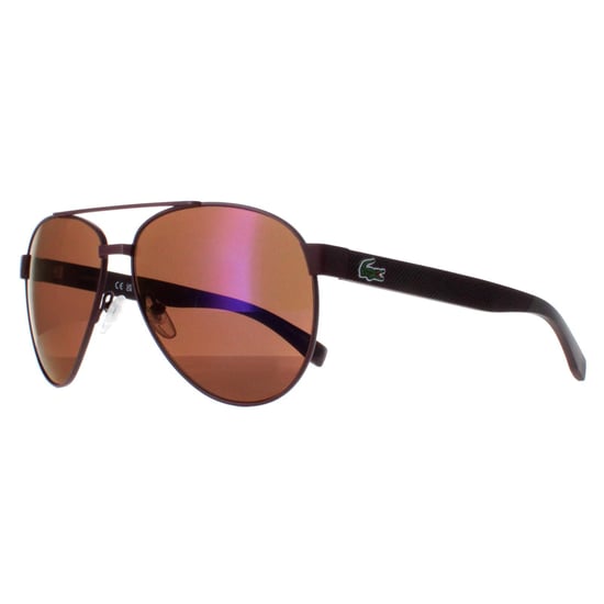 Lacoste Aviator Unisex Matte Red Brown L185S