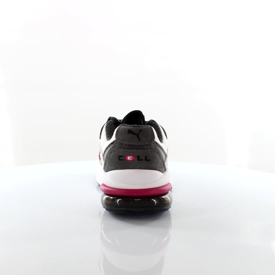 Puma Cell Venom White Purple Textile Lace Up Low Trainers - Mens