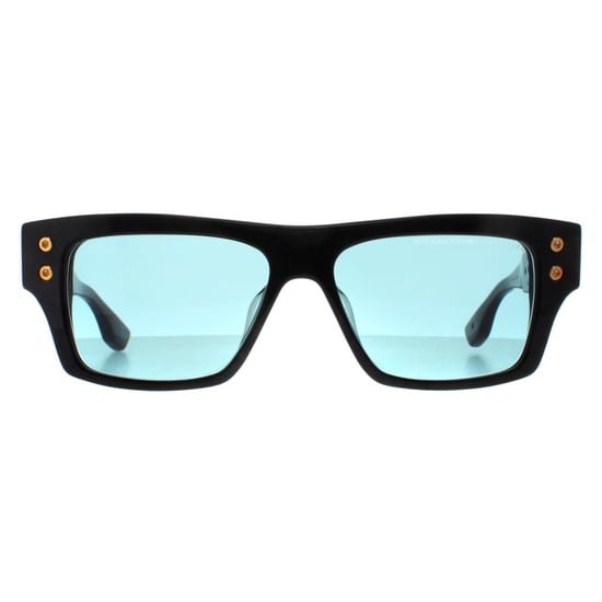 Dita Rectangle Unisex Black Yellow Gold Dark Turquoise Grandmaster Seven