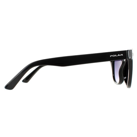 Polar Oval Mens Black Grey Purple Gradient Riley