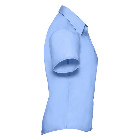Russell Collection Dames/Dames Ultimate Non-Iron Shirt met Korte Mouwen (Heldere lucht) - Image 3