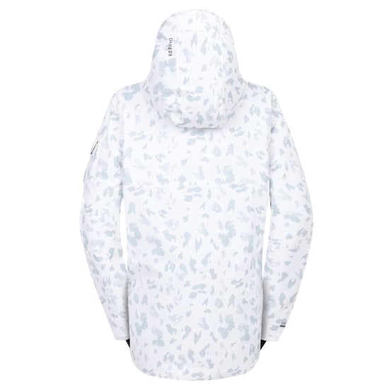 Dare 2B Dames/Dames Slide Out Dash Print Overhead Skijas (Blanc De Blanc) - Image 2